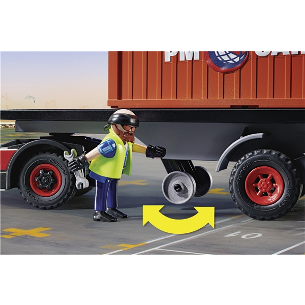 70771 Playmobil Cargo Lastbil med Godscontainer (Billede 6 af 7)