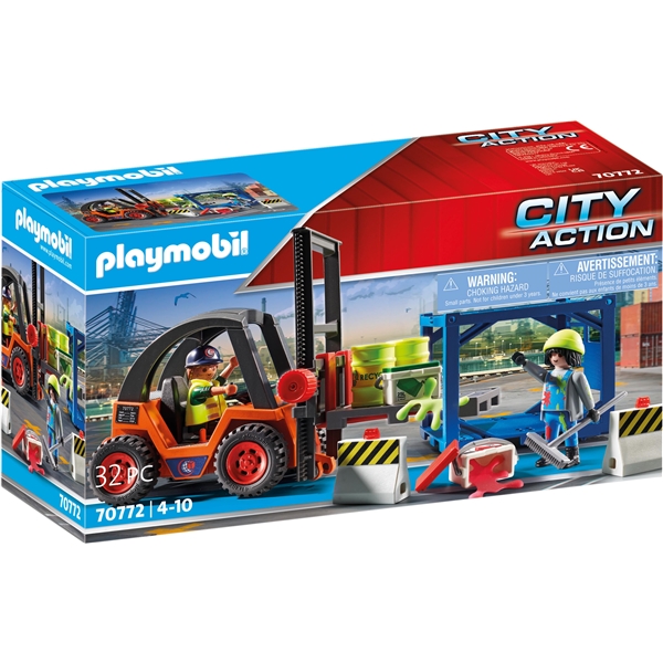 70772 Playmobil City Action Gaffeltruck med Gods (Billede 1 af 5)
