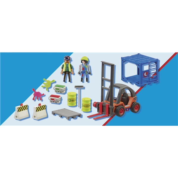 70772 Playmobil City Action Gaffeltruck med Gods (Billede 2 af 5)