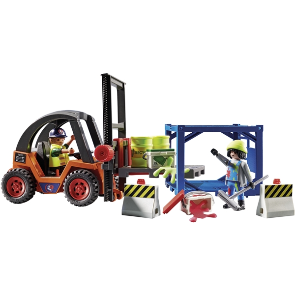 70772 Playmobil City Action Gaffeltruck med Gods (Billede 3 af 5)