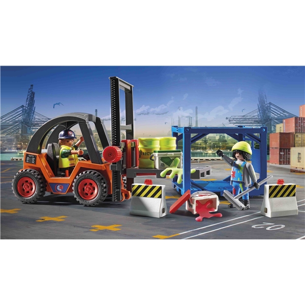 70772 Playmobil City Action Gaffeltruck med Gods (Billede 4 af 5)