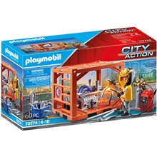 70774 Playmobil City Action Containerproducent