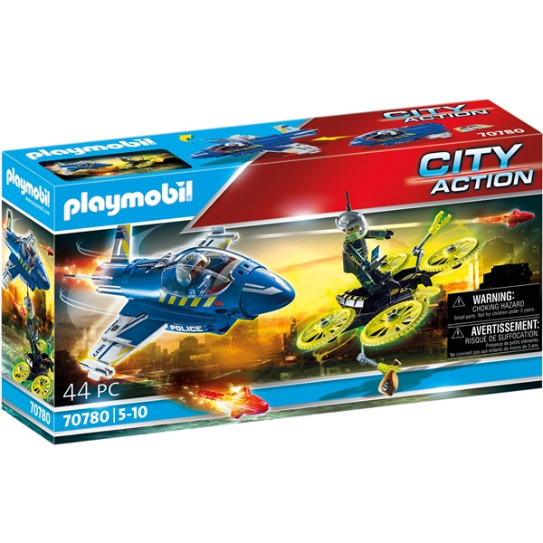 70780 Playmobil City Politi-jet: Dronejagt (Billede 1 af 8)