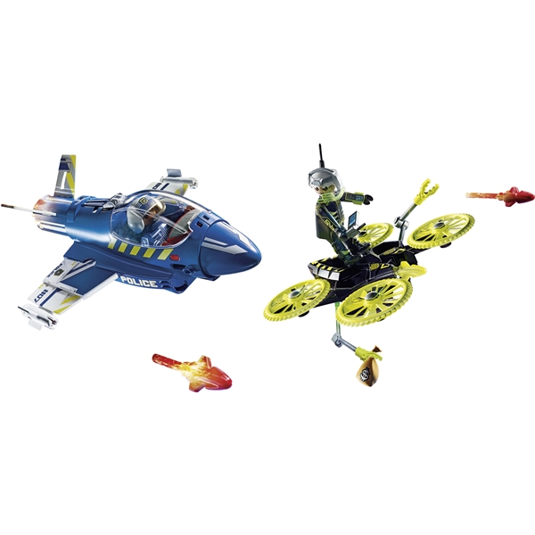 70780 Playmobil City Politi-jet: Dronejagt (Billede 2 af 8)