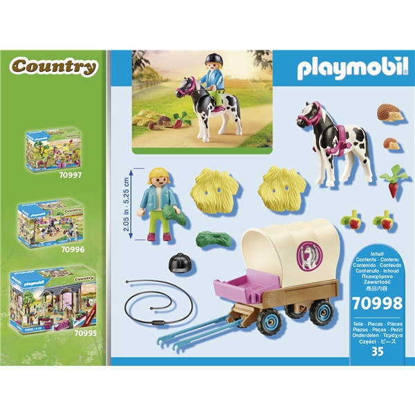 70998 Playmobil Country Ponyhestevogn (Billede 5 af 5)