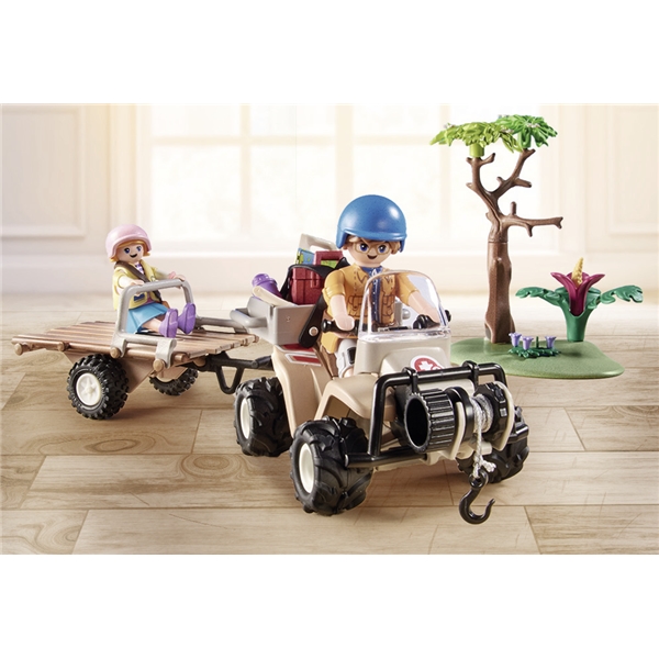 71011 Playmobil Wiltopia Dyrerednings-quad (Billede 5 af 7)