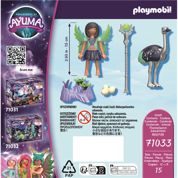 71033 Playmobil Ayuma Moon Fairy med Totemdyr (Billede 4 af 4)