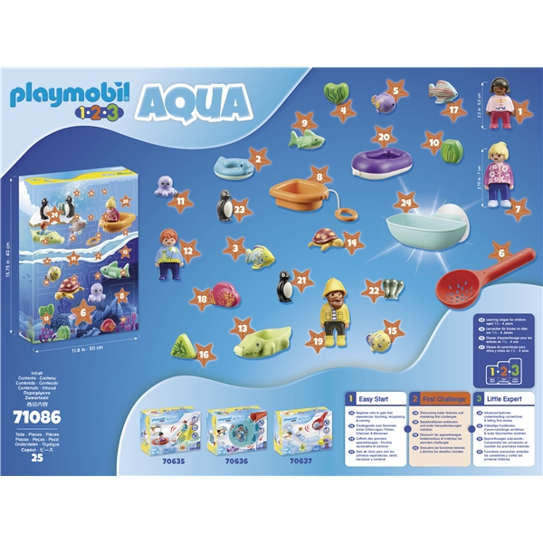71086 Playmobil 1.2.3 Aqua Julekalender (Billede 5 af 5)