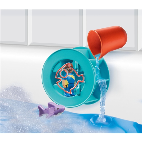 70636 Playmobil 123 AQUA Vandhjulet med Babyhaj (Billede 3 af 5)