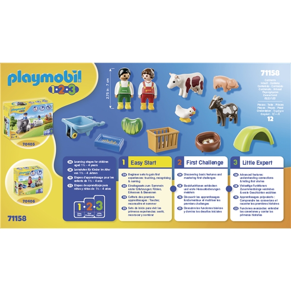 71158 Playmobil 1.2.3 Sjov På Gården (Billede 5 af 5)