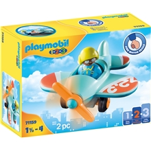 71159 Playmobil 1.2.3 Flyvemaskine