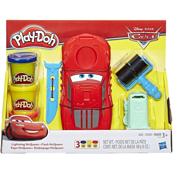 Play-Doh Disney Biler 3 Lightning McQueen (Billede 1 af 3)