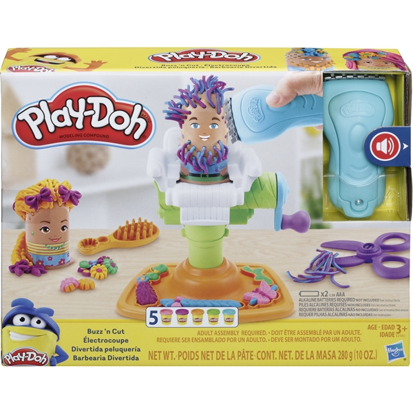 Play Doh Buzz N Cut Barber Shop Set Modellervoks Play Doh