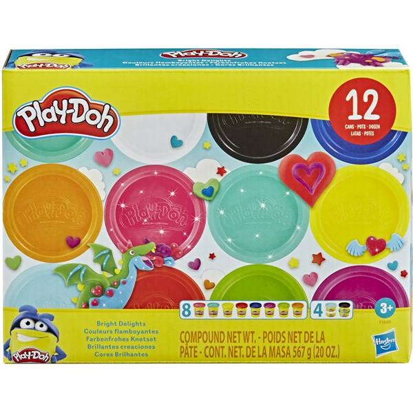 Play-Doh Compound Bright Delights Multicolor Pack (Billede 1 af 3)
