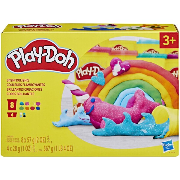 Play-Doh Compound Bright Delights Multicolor Pack (Billede 1 af 3)