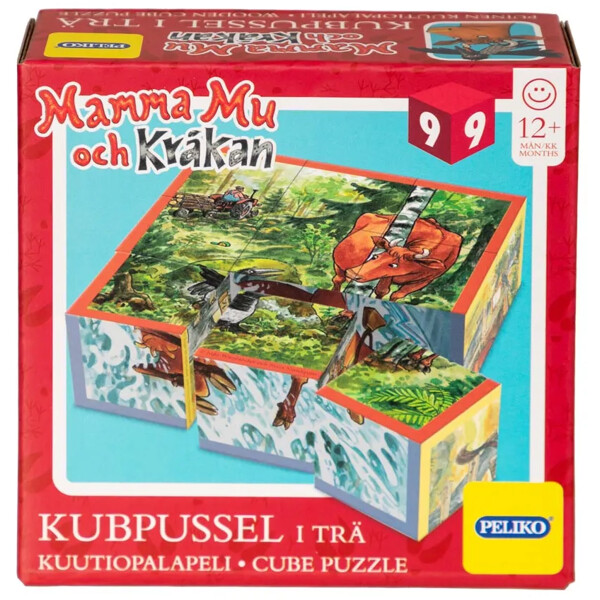 Mor Muh Terningpuslespil 9 Dele (Billede 1 af 3)