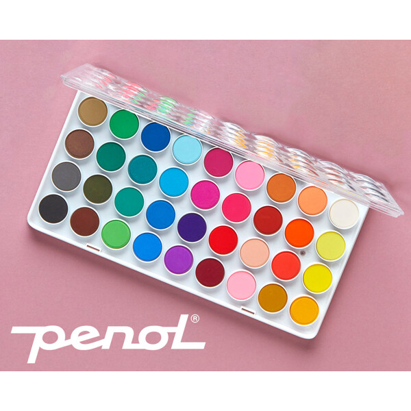 Penol Standard Akvarelfarve 36 Farver (Billede 2 af 3)