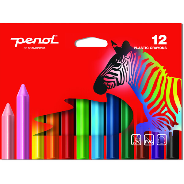 Penol Plastkridt 12-pak (Billede 1 af 2)