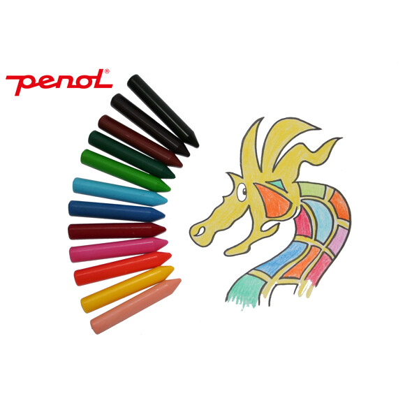 Penol Plastkridt 12-pak (Billede 2 af 2)
