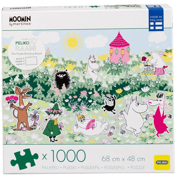 Puslespil 1000 Brikker Mumi Blomsterhave (Billede 1 af 2)