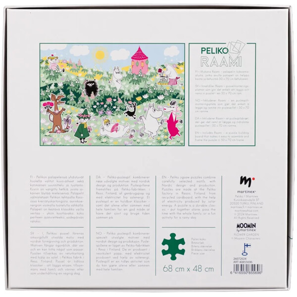 Puslespil 1000 Brikker Mumi Blomsterhave (Billede 2 af 2)