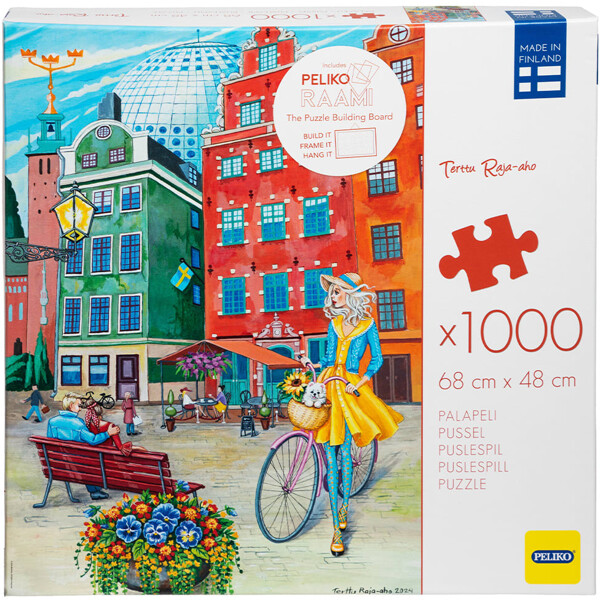 Puslespil 1000 Brikker Terttu Raja-aho Stockholm (Billede 1 af 2)