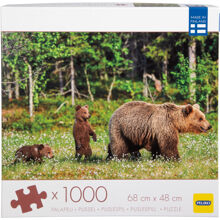 Peliko Puslespil 1000 Brikker Bjørnefamilie