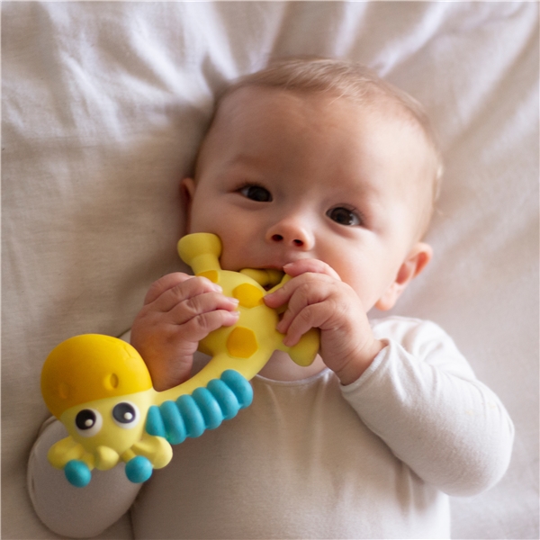 Playgro Squeek and Soothe Natural Teether (Billede 3 af 5)