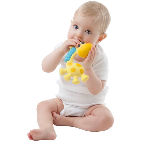 Playgro Squeek and Soothe Natural Teether (Billede 5 af 5)