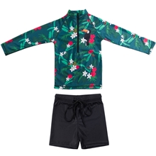 4-5 år - Piikaboo UV-dragt Tropical Todelt