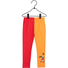 Pippi Leggings Rød/Orange
