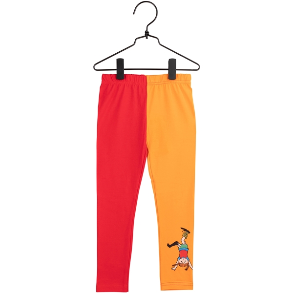 Pippi Leggings Rød/Orange (Billede 1 af 3)