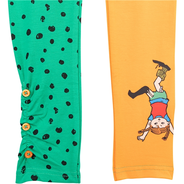 Pippi Prik Leggings Grøn (Billede 2 af 2)