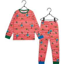 Pippi Vejrmøller Pyjamas Rød