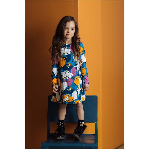 Pippi Plet Kjole Blå (Billede 4 af 5)