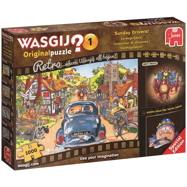 Wasgij Original #1 - Retro Sunday Drivers