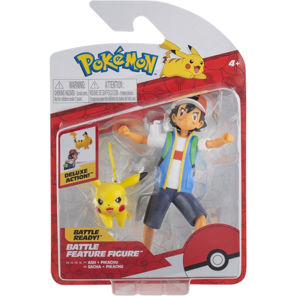 Pokémon Battle Figure Ash & Pikachu (Billede 1 af 3)