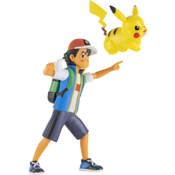 Pokémon Battle Figure Ash & Pikachu (Billede 3 af 3)