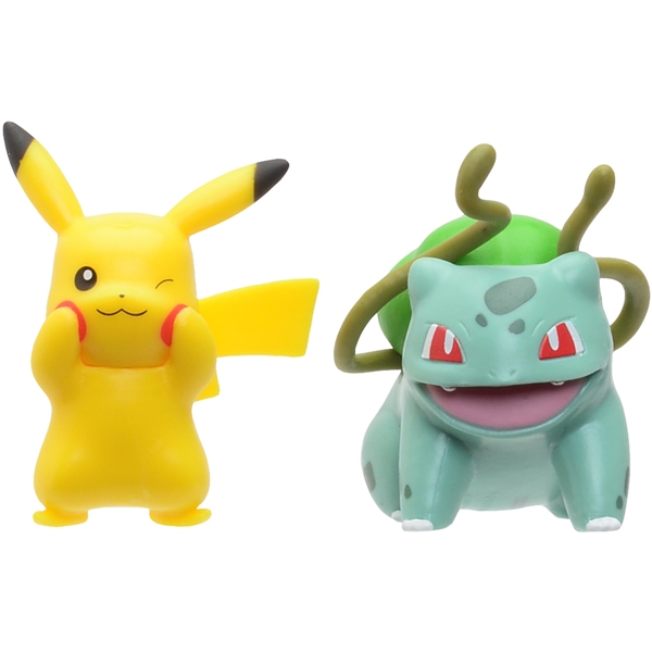 Pokémon Battle Figure (Bulbasaur & Pikachu) (Billede 2 af 4)
