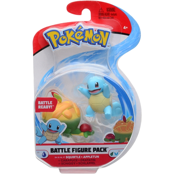Pokémon Battle Figure (Squirtle & Appletun) (Billede 1 af 4)