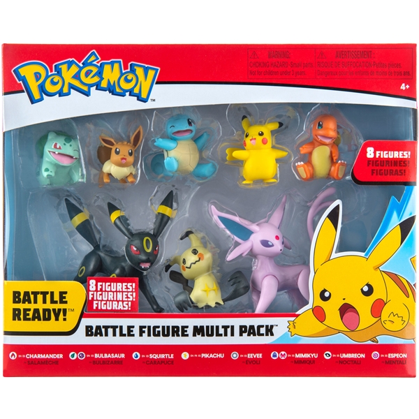 Pokémon Battle Figures Pakke med 8 stk. (Billede 1 af 10)