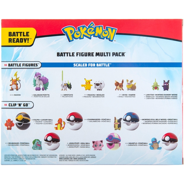 Pokémon Battle Figures Pakke med 8 stk. (Billede 2 af 10)