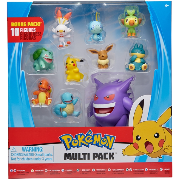 Pokémon Battle Figures Pakke med 10 stk. (Billede 1 af 2)