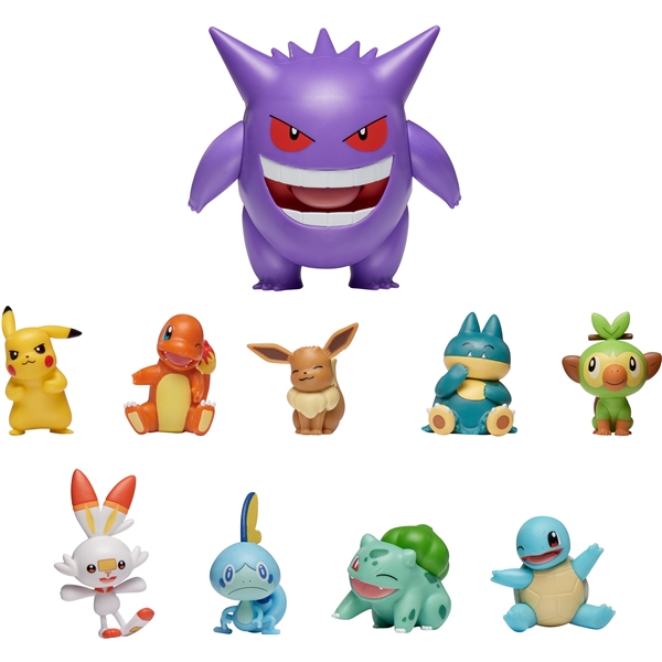 Pokémon Battle Figures Pakke med 10 stk. (Billede 2 af 2)
