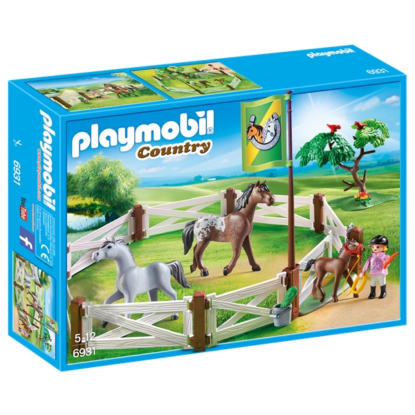 Playmobil Country 6931 Hestefold med Stald (Billede 1 af 3)