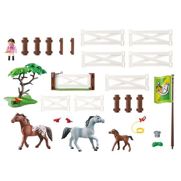 Playmobil Country 6931 Hestefold med Stald (Billede 2 af 3)