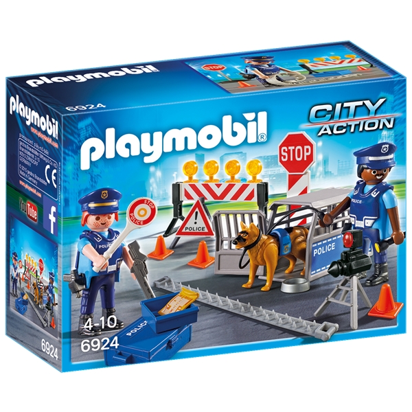 Playmobil 6924 Politivejspærring (Billede 1 af 3)