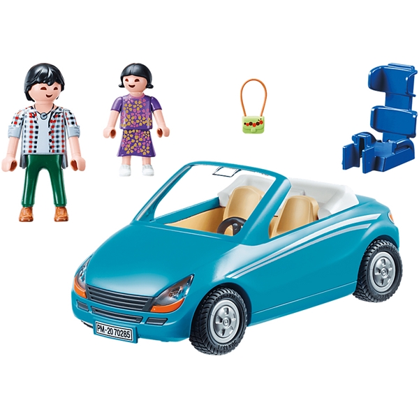 70285 Playmobil Far og Barn med Cabriolet (Billede 3 af 3)