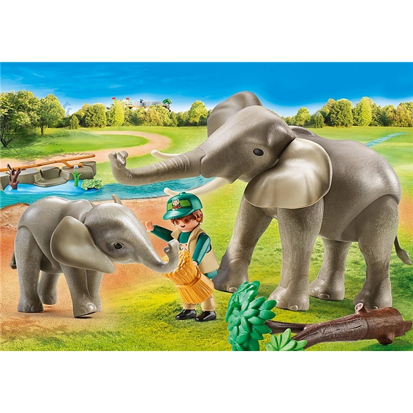 70324 Playmobil Elefanter i Indhegning (Billede 3 af 3)
