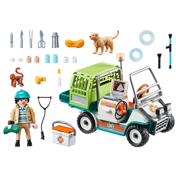 70346 Playmobil Zoo-dyrlæge med Køretøj (Billede 2 af 3)